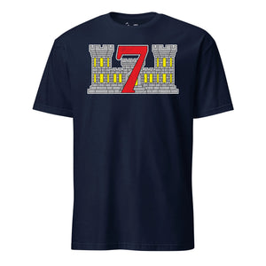 7th Engineer Support Battalion T-Shirt in Navy - USMC unit tee