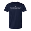 Be Polite Mattis Quote Performance T-Shirt - NAVY