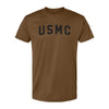 USMC Arch Performance T-Shirt - COYOTE BROWN