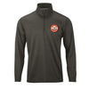 8th Communcation Battalion Performance Quarter Zip - Charcoal