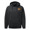 1st Airwing Performance Fleece Hooded Sweatshirt - BLACK