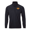 1st Airwing Performance Quarter Zip Pullover - BLACK