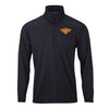 2nd Airwing Performance Quarter Zip Pullover - BLACK