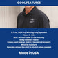 Leatherneck For Life Aqua Dry Long Sleeve EGA Subdued Performance Polo