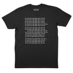 All Work and No Play T-Shirt (By Regular Brand) — Black