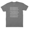 All Work and No Play T-Shirt (By Regular Brand) - Charcoal Heather