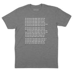 All Work and No Play T-Shirt (By Regular Brand) — Heather Grey