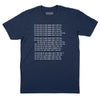 All Work and No Play T-Shirt (By Regular Brand) - Navy