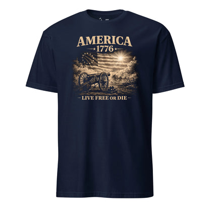 America 1776 Live Free or Die T-Shirt