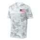 Camohex American Flag Left Chest Performance T-Shirt