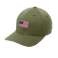 American Flag Flex Patch Flexfit Structured Hat