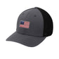 American Flag Flex Patch Flexfit Structured Trucker