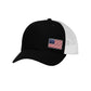 Offset American Flag Flex Patch Structured Trucker Hat