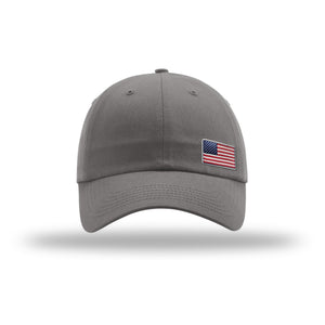Offset American Flag Flex Patch Structured Hat