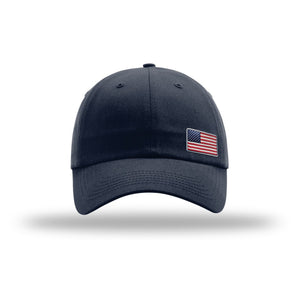 Offset American Flag Flex Patch Structured Hat
