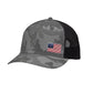 Offset American Flag Flex Patch Structured Trucker Hat