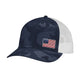 Offset American Flag Flex Patch Structured Trucker Hat