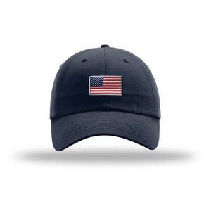American Flag Flex Patch Structured Hat