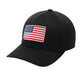 American Flag PVC Patch Flexfit Structured Hat