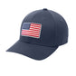 American Flag PVC Patch Flexfit Structured Hat