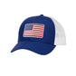 American Flag PVC Patch Structured Trucker Hat
