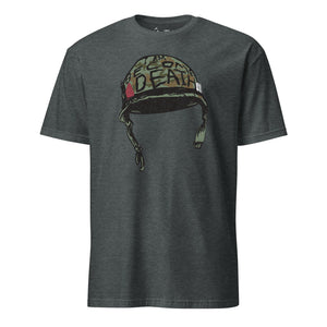 Animal Mother Helmet T-Shirt in Charcoal - Full Metal Jacket inspired Marine Corps tee