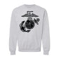 Eagle Globe & Anchor Blackout Crewneck Sweatshirt