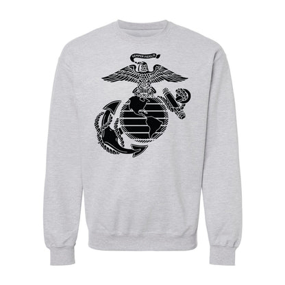 Eagle Globe & Anchor Blackout Crewneck Sweatshirt