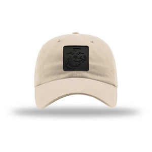 Blackout EGA Square PVC Patch Unstructured Dad Hat
