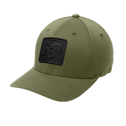 Blackout EGA Square PVC Patch Flexfit Structured Hat