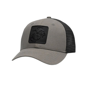Blackout EGA Square PVC Patch Structured Trucker Hat