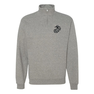 Blackout Woodland Camo Quarter Zip Sweatshirt