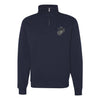 Blackout Woodland Camo Quarter Zip Sweatshirt - NAVY