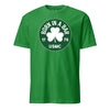 Born in a Bar Green Circle T-Shirt - KELLY