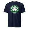 Born in a Bar Green Circle T-Shirt - NAVY