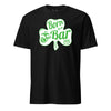 Shamrock Born in a Bar T-Shirt - BLACK