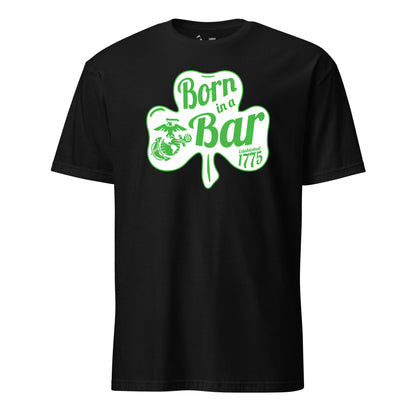 Shamrock Born in a Bar T-Shirt