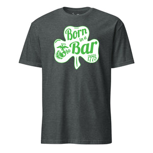 Shamrock Born in a Bar T-Shirt