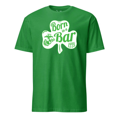 Shamrock Born in a Bar T-Shirt