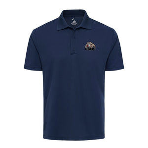 Bulldog USMC Performance Polo Shirt
