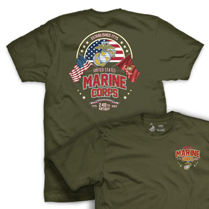 248th Marine Corps Birthday T-Shirt