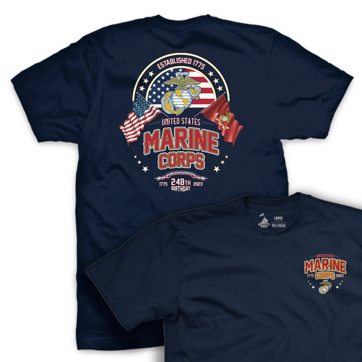 248th Marine Corps Birthday TShirt — Leatherneck For Life