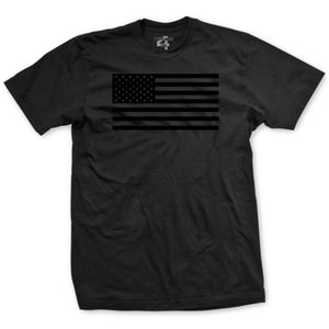 Black Out American Flag T-Shirt