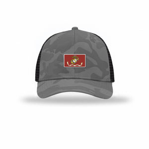 USMC Flag Flexstyle Patch Camo Structured Trucker