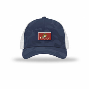 USMC Flag Flexstyle Patch Camo Structured Trucker
