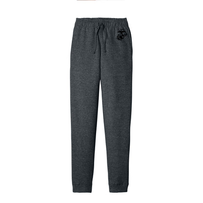 Eagle Globe & Anchor Fleece Jogger - Charcoal