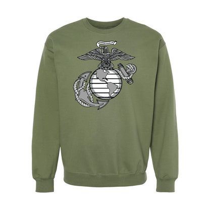 Classic Eagle Globe & Anchor Crewneck Sweatshirt