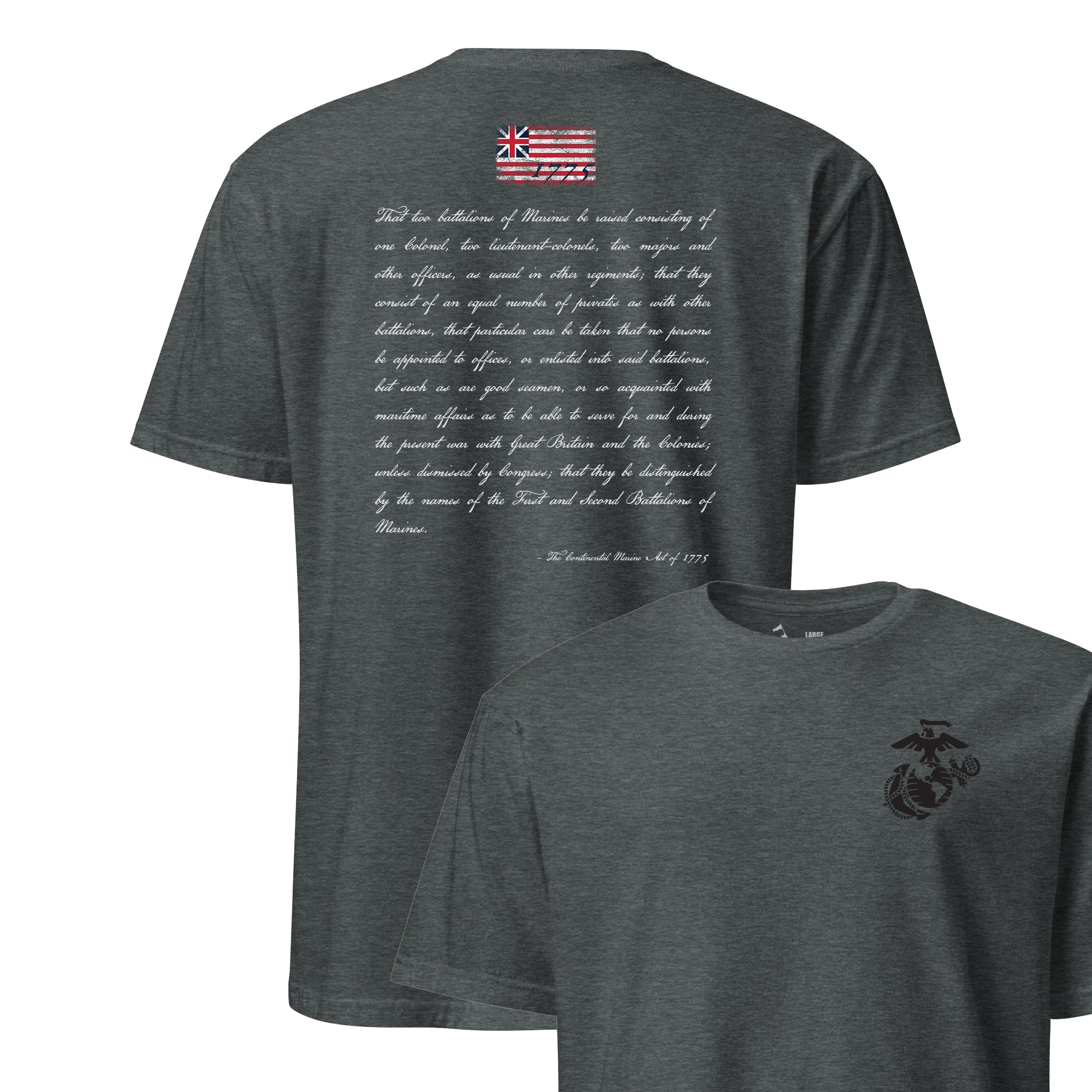 Continental Marine Act of 1775 T-Shirt