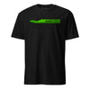 Crayon Eater - Green Crayon T-Shirt - BLACK