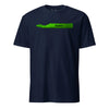 Crayon Eater - Green Crayon T-Shirt - NAVY